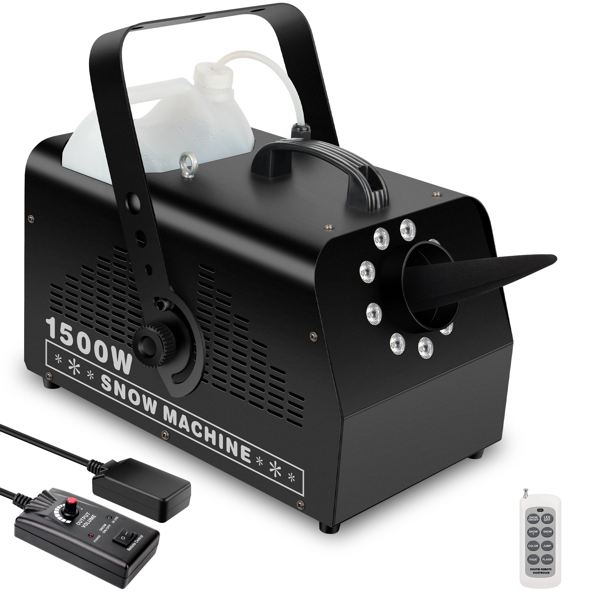 1500W LED Snow Making Machine