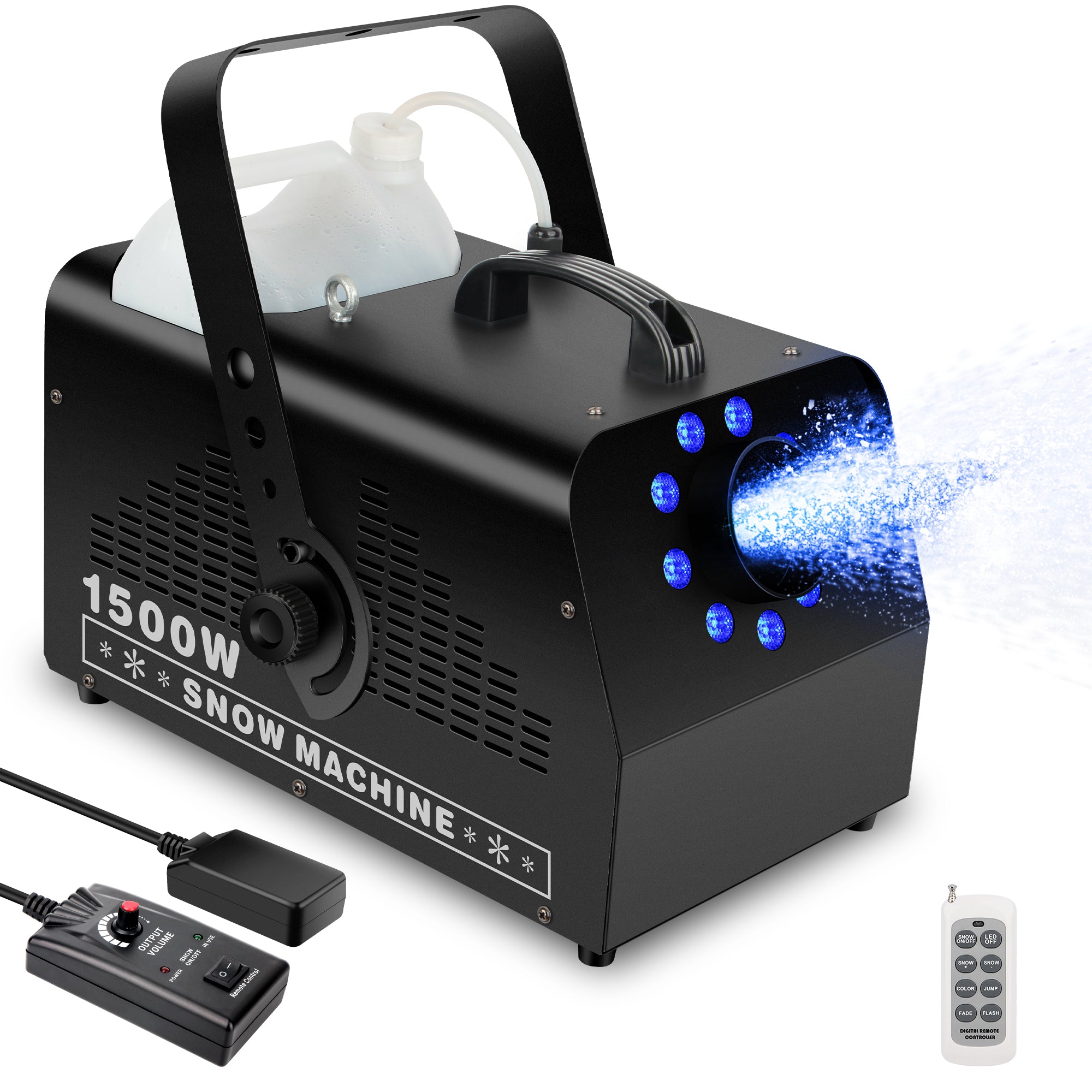 1500W LED Snow Making Machine