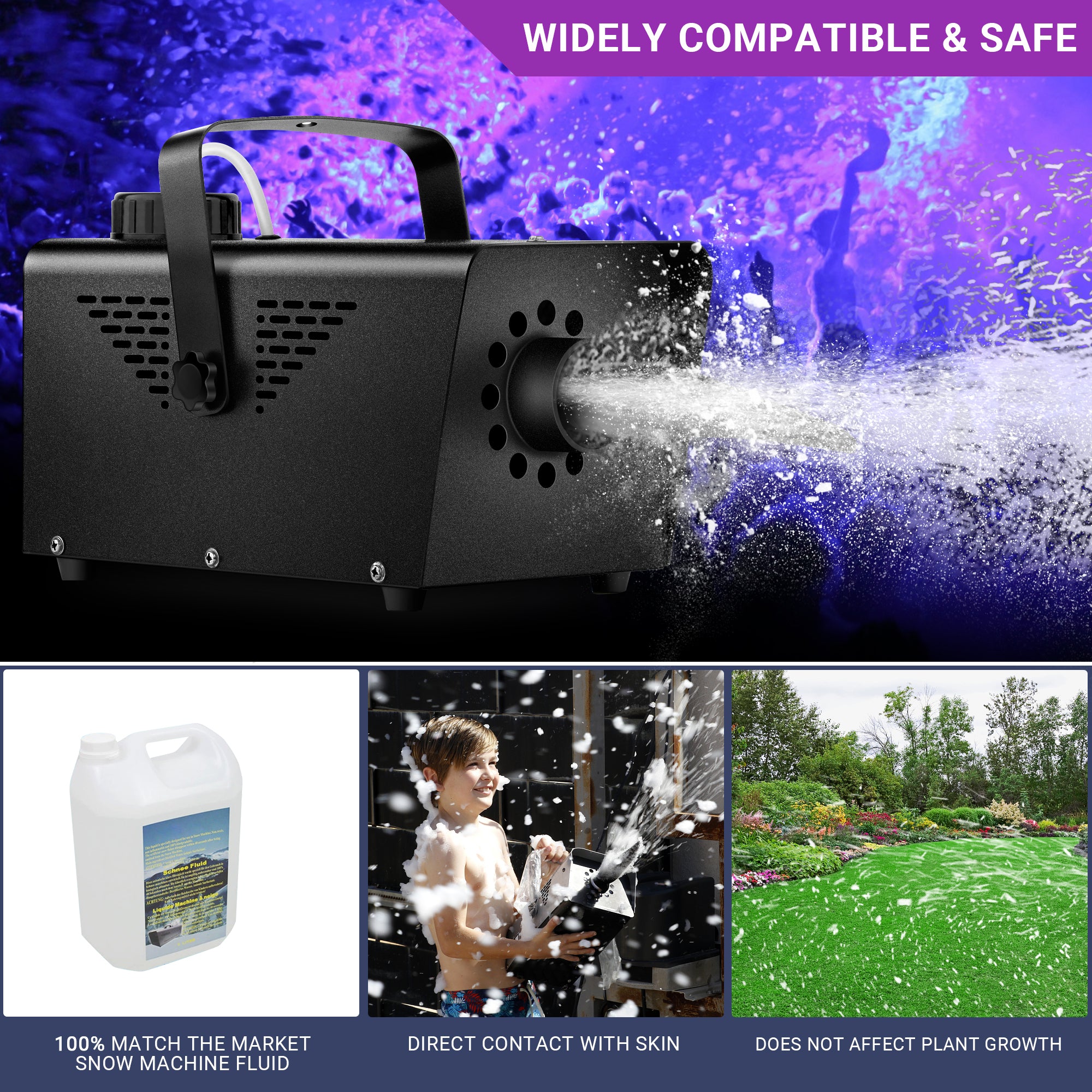 800W Portable Snow Making Machine