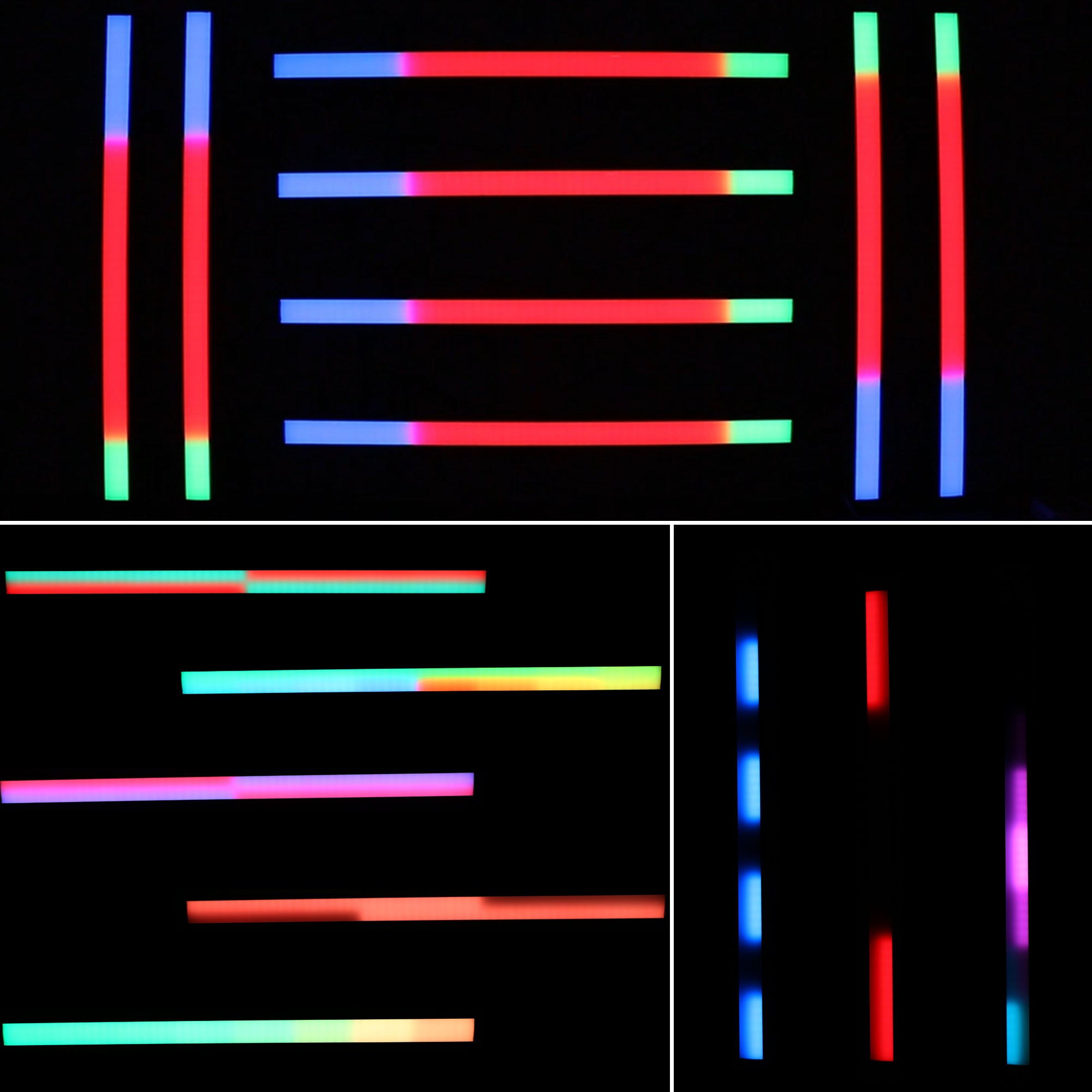 60W RGB LED Frosted Pixel Bar