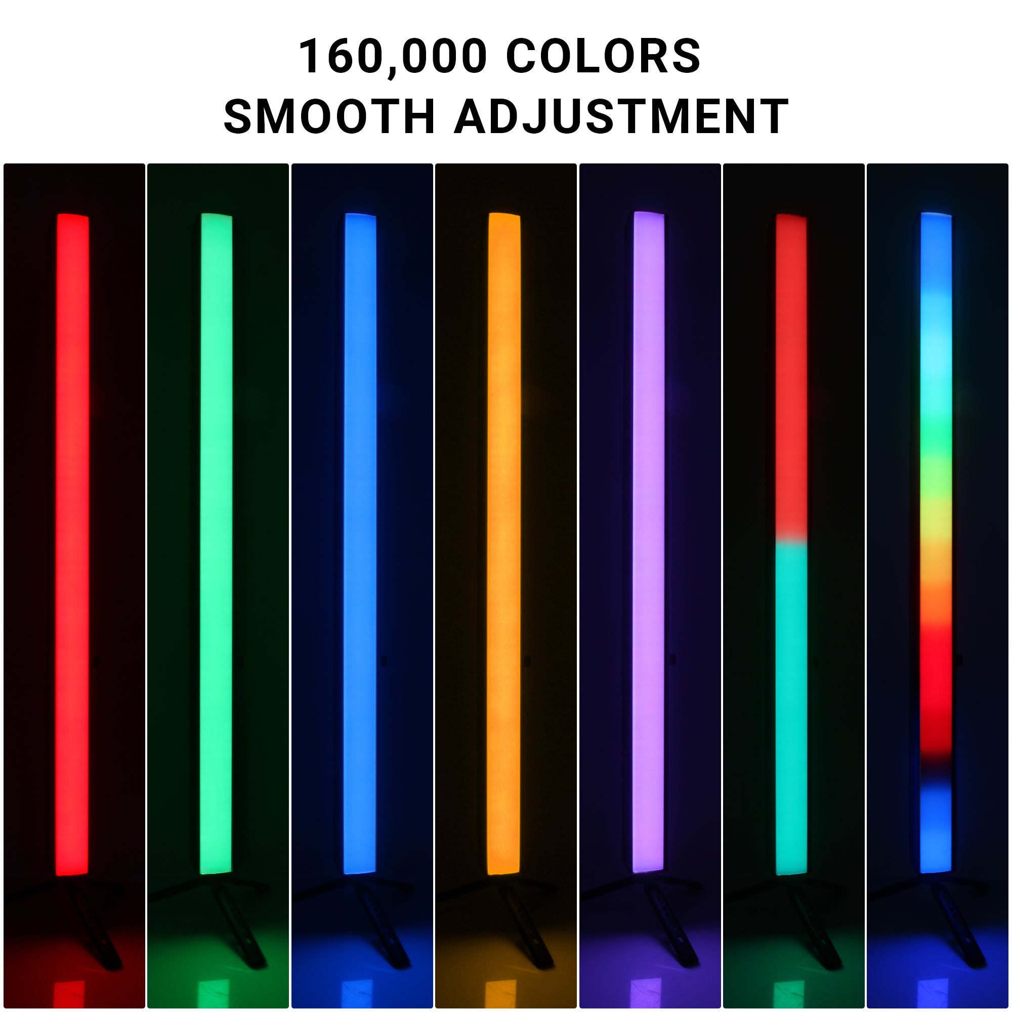 90W Battery Powered RGB LED Pixel Bar