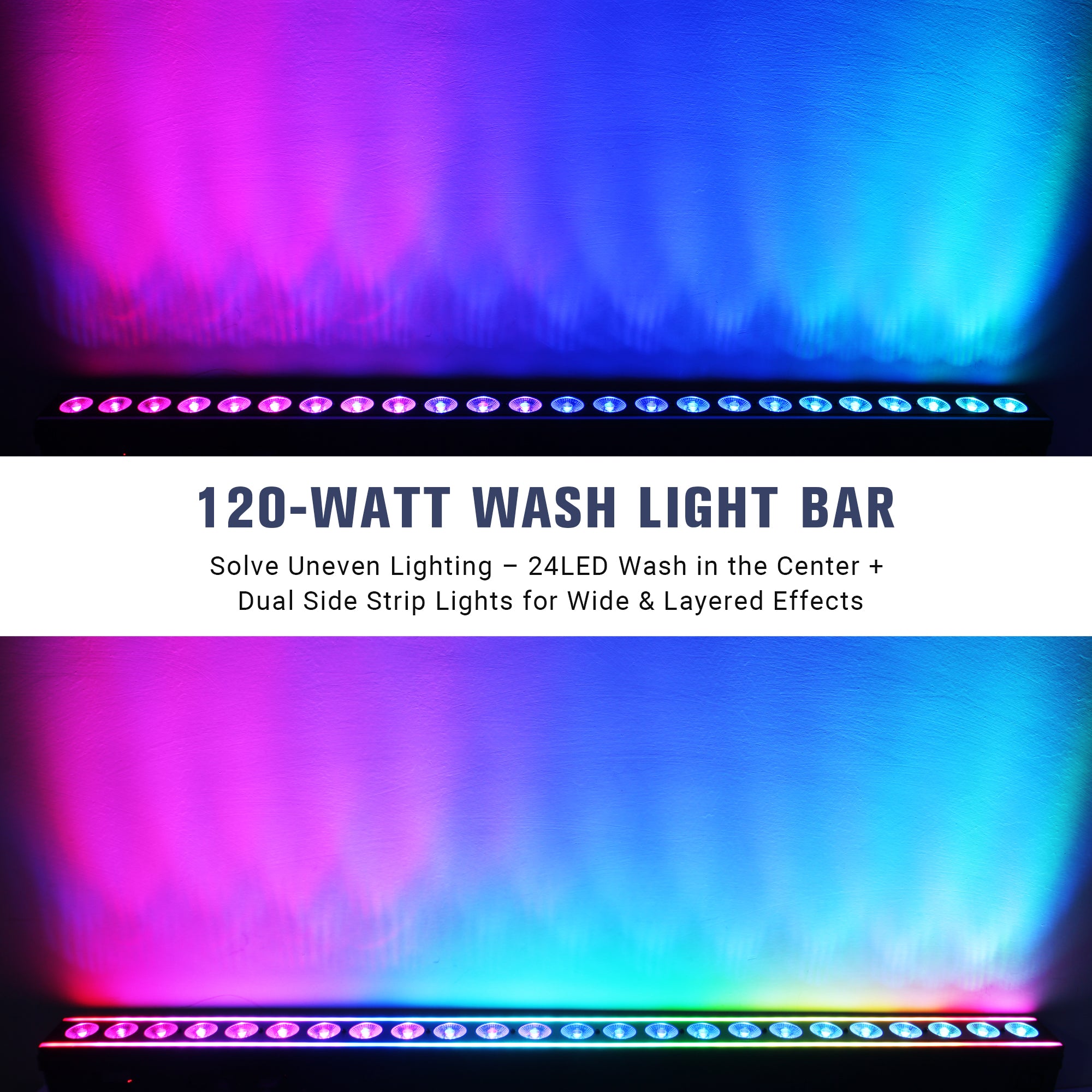 YeeSite Stage Light 120W RGBW Wash Light Bar