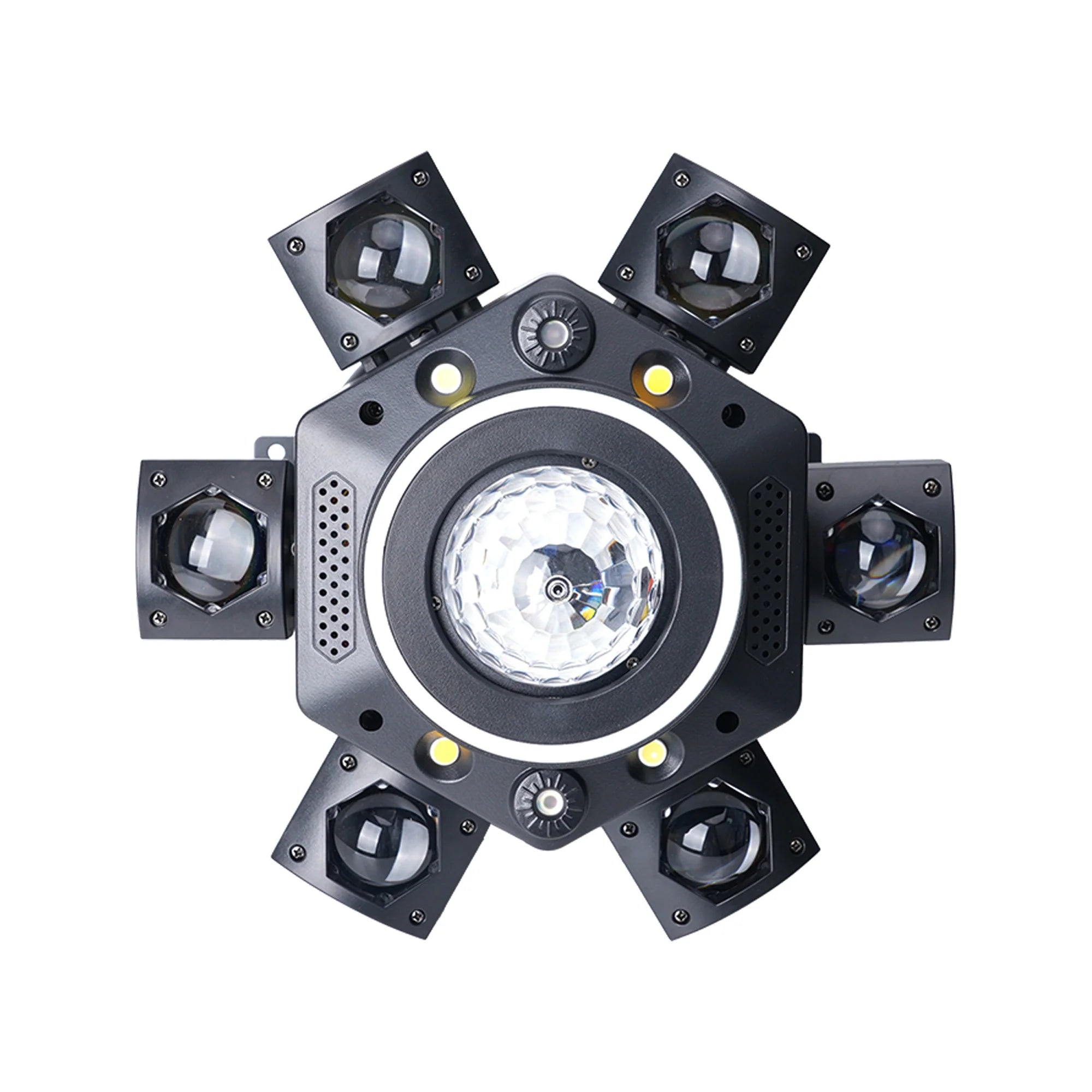 YeeSite Stage Light 150W 6-Arm LED Moving Head Party Light