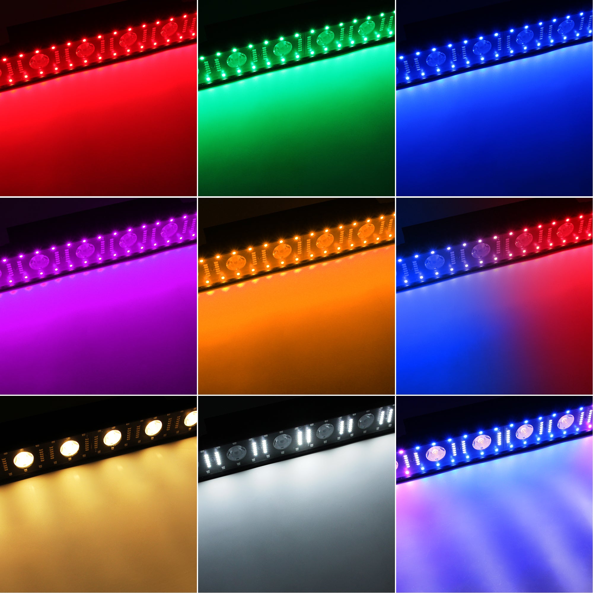 YeeSite Stage Light 150W Battery Powered Wireless DMX LED Wall Washer Light Bar