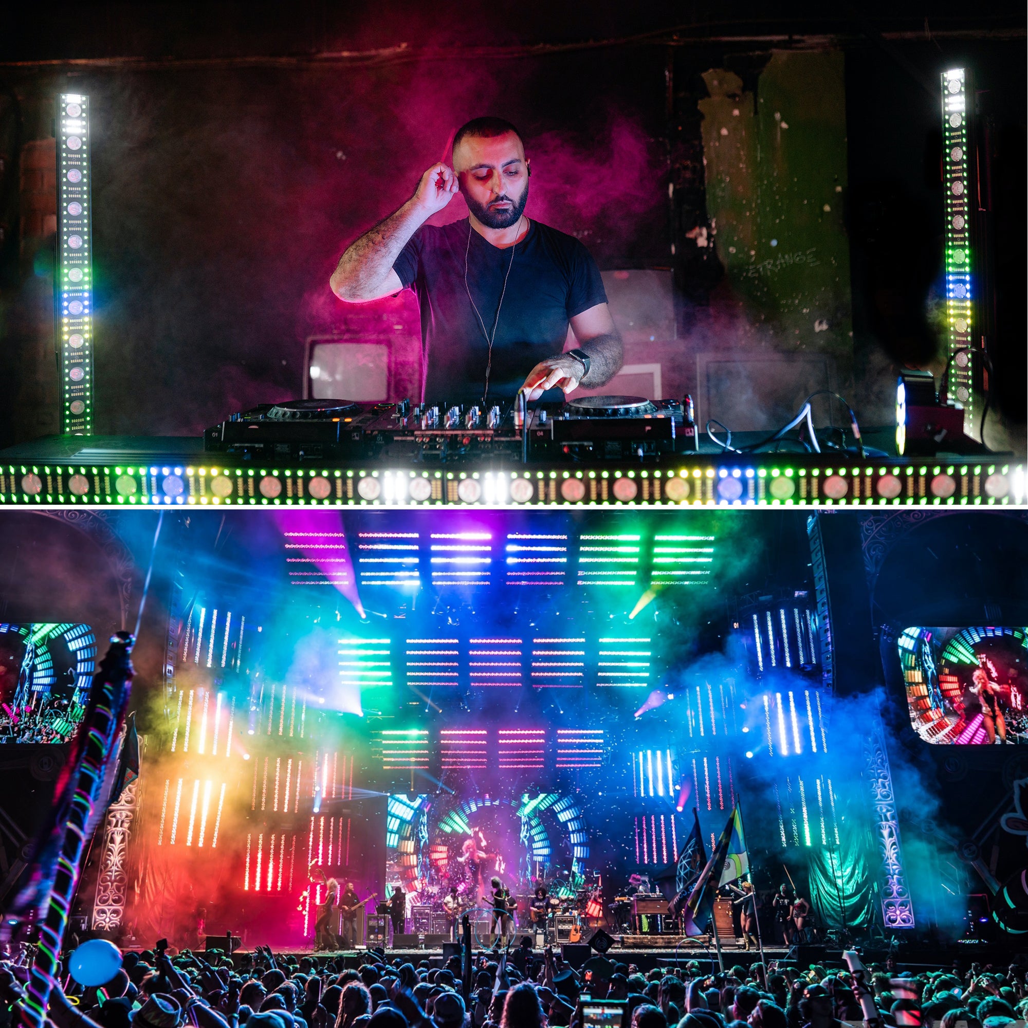 100W Warm White & RGB LED Pixel Bar