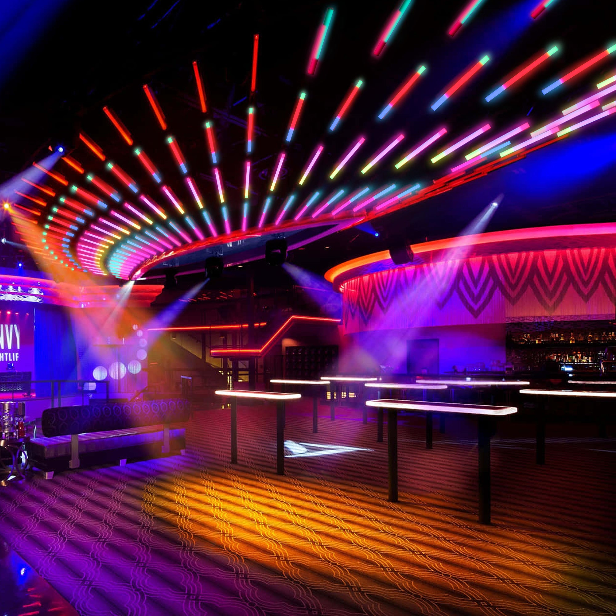 60W RGB LED Frosted Pixel Bar