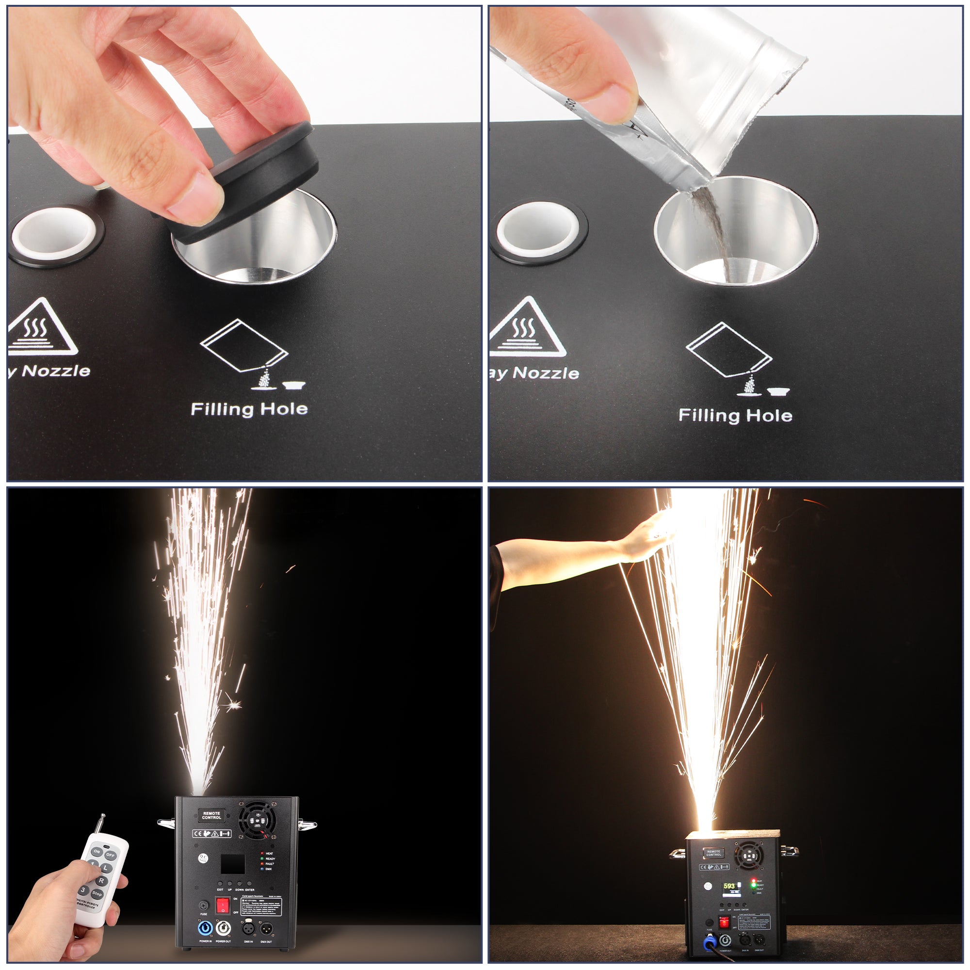 YeeSite Stage Effect 600W Cold Spark Machine