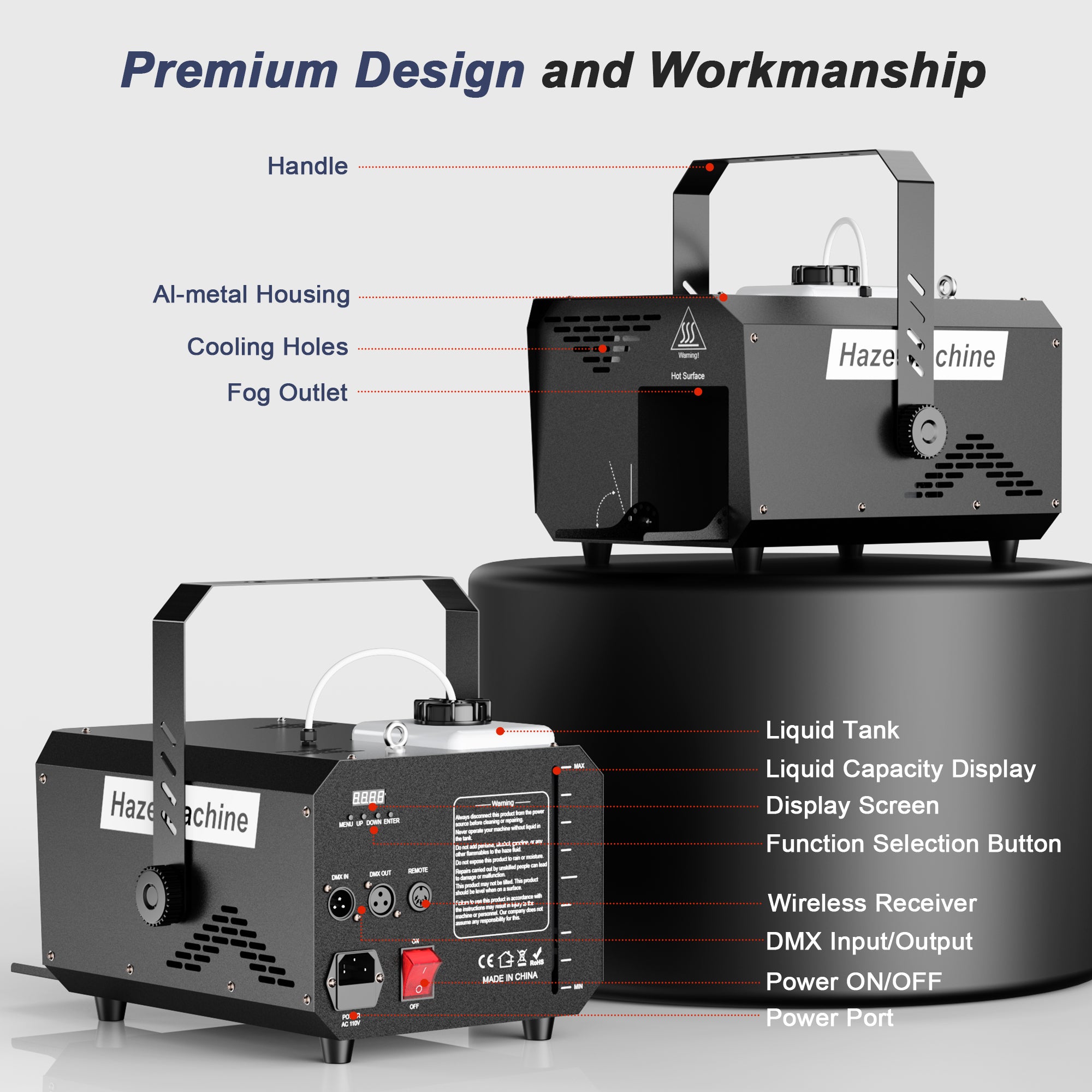 YeeSite Stage Effect 600W Haze Machine