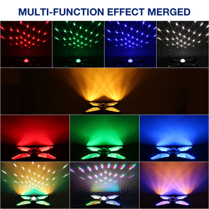 YeeSite Stage Light 100W 3-in-1 Effect / RGBW LED 4-Leaves Moving Head Effect Light