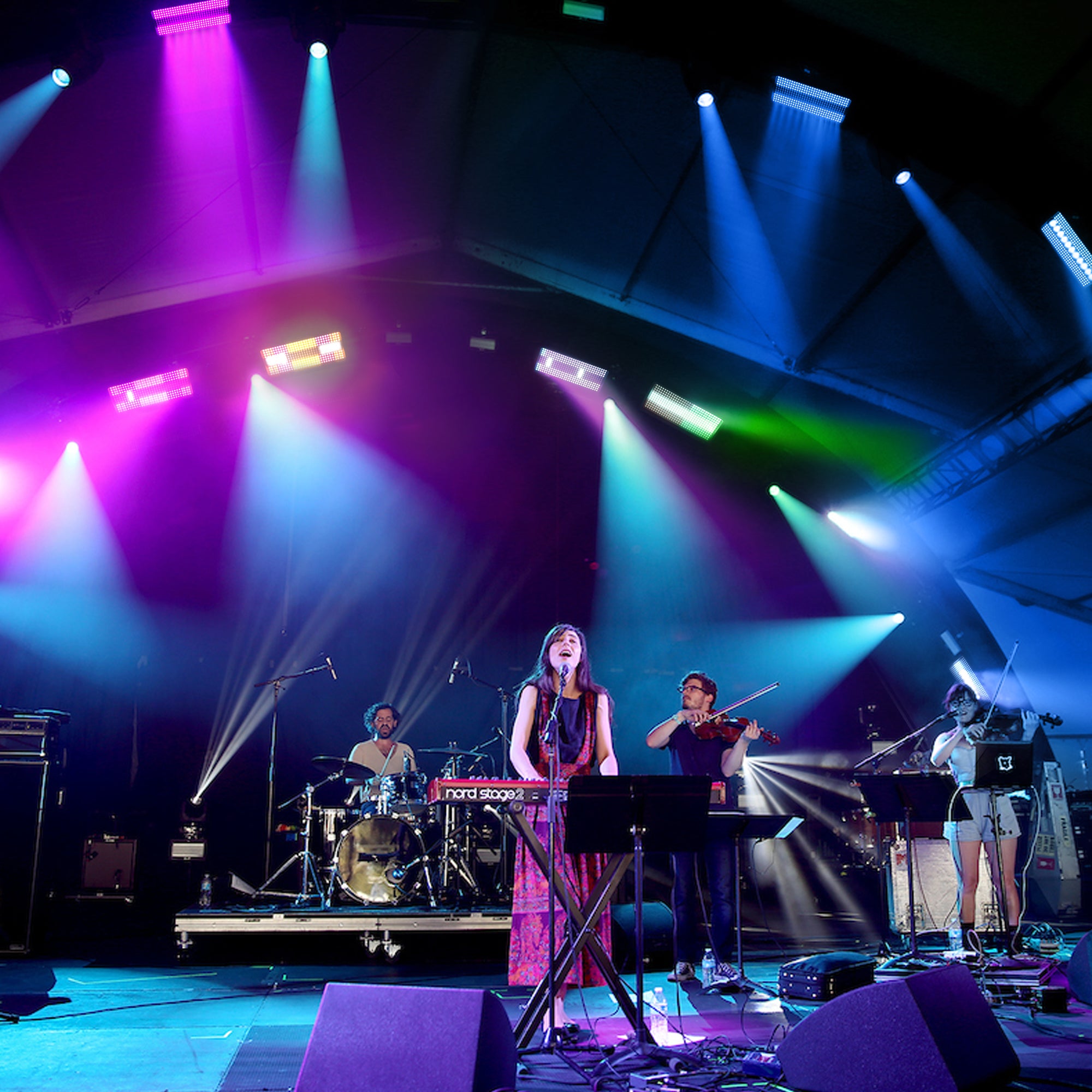 YeeSite Stage Light 120W RGBW Strobe Bar