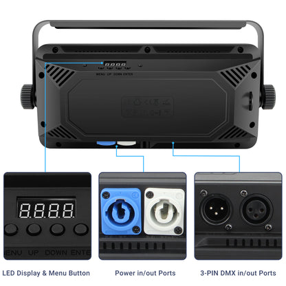 YeeSite Stage Light 120W RGBW Strobe Bar