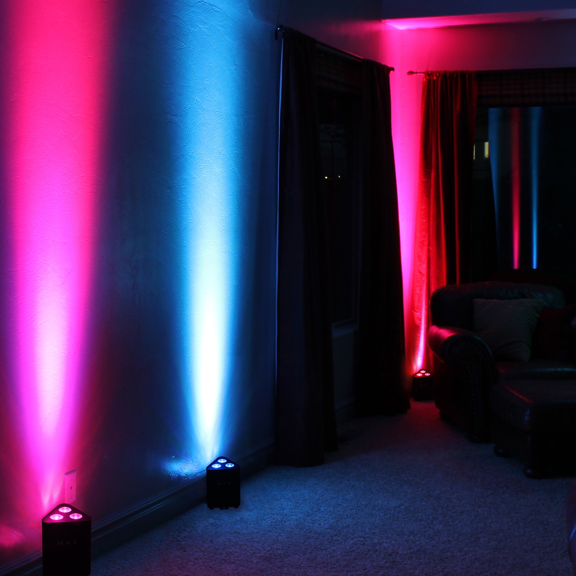 YeeSite Stage Light 12W Battery Powered RGBW LED PAR Light