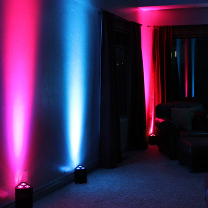 YeeSite Stage Light 12W Battery Powered RGBW LED PAR Light