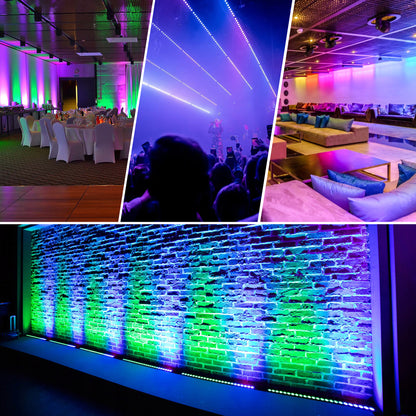 YeeSite Stage Light 144W RGBWA+UV LED Wash Light Bar