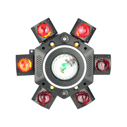 YeeSite Stage Light 150W 6-Arm LED Moving Head Party Light