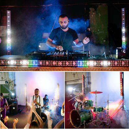 YeeSite Stage Light 150W Battery Powered Wireless DMX LED Wall Washer Light Bar