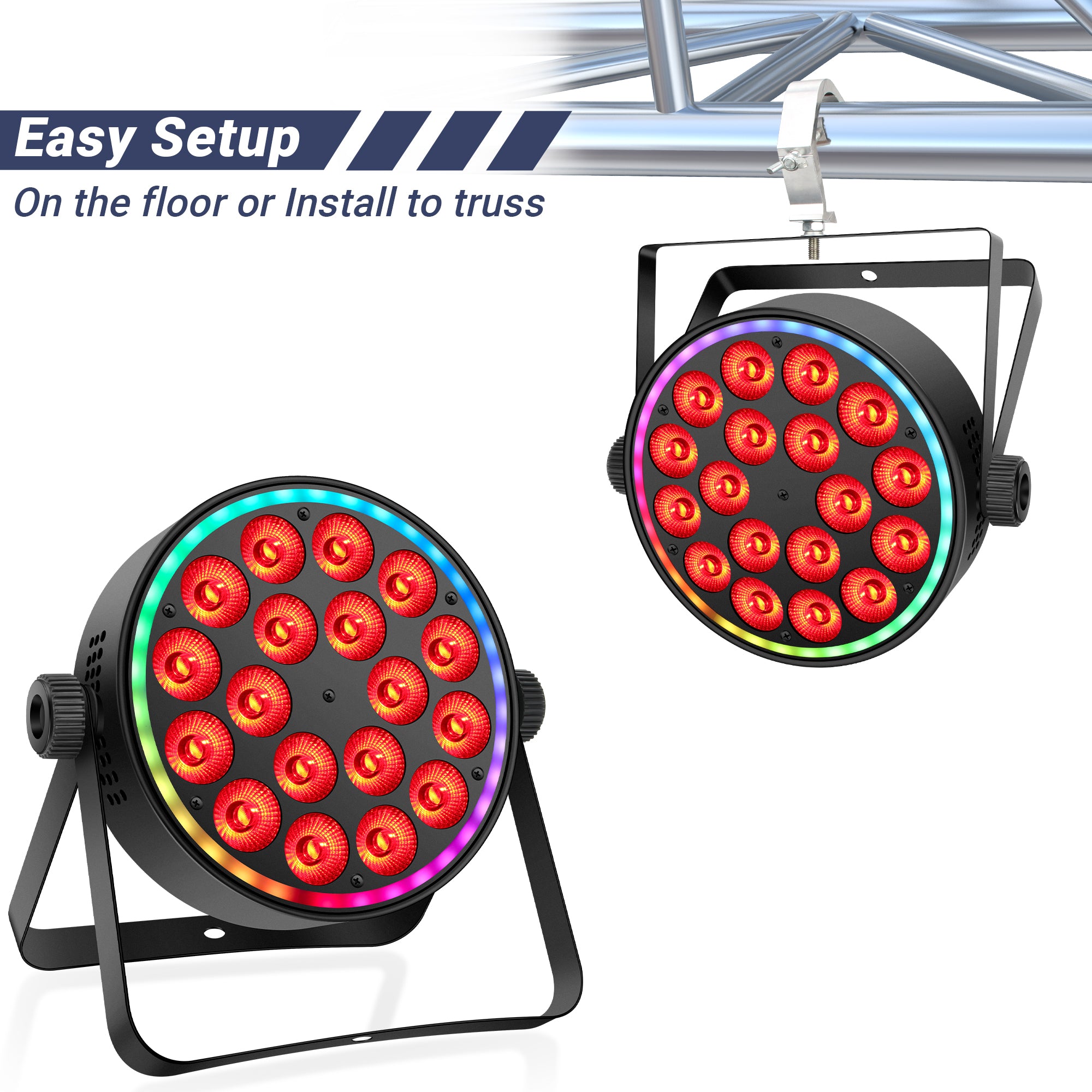 YeeSite Stage Light 180W RGBW LED PAR Light