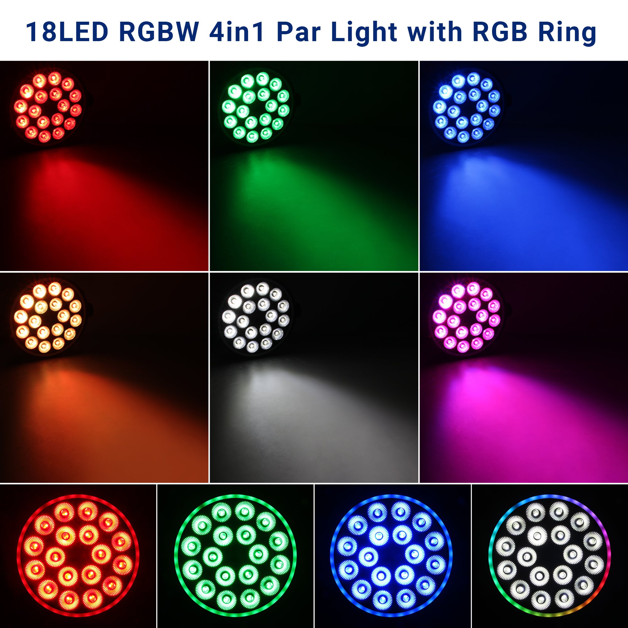 YeeSite Stage Light 180W RGBW LED PAR Light