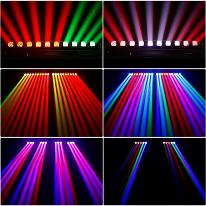 YeeSite Stage Light 300W 10×30W RGBW LED Pixel Beam Bar with Tilt