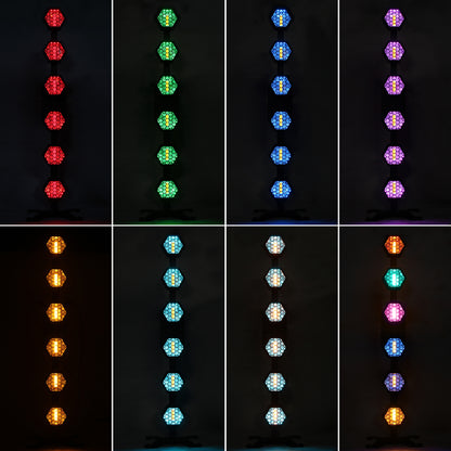 YeeSite Stage Light 300W 6×50W COB Vertical Retro Stage Light