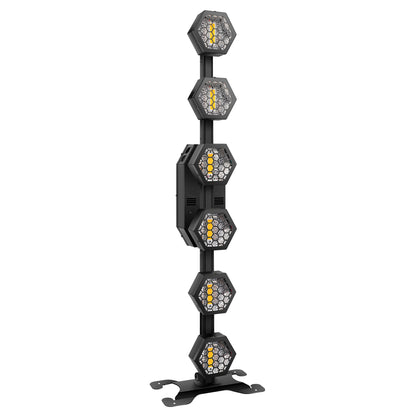 YeeSite Stage Light 300W 6×50W COB Vertical Retro Stage Light