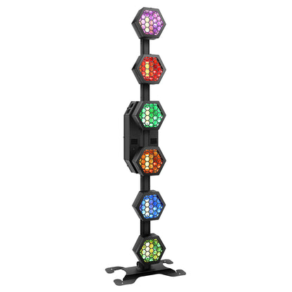 YeeSite Stage Light 300W 6×50W COB Vertical Retro Stage Light