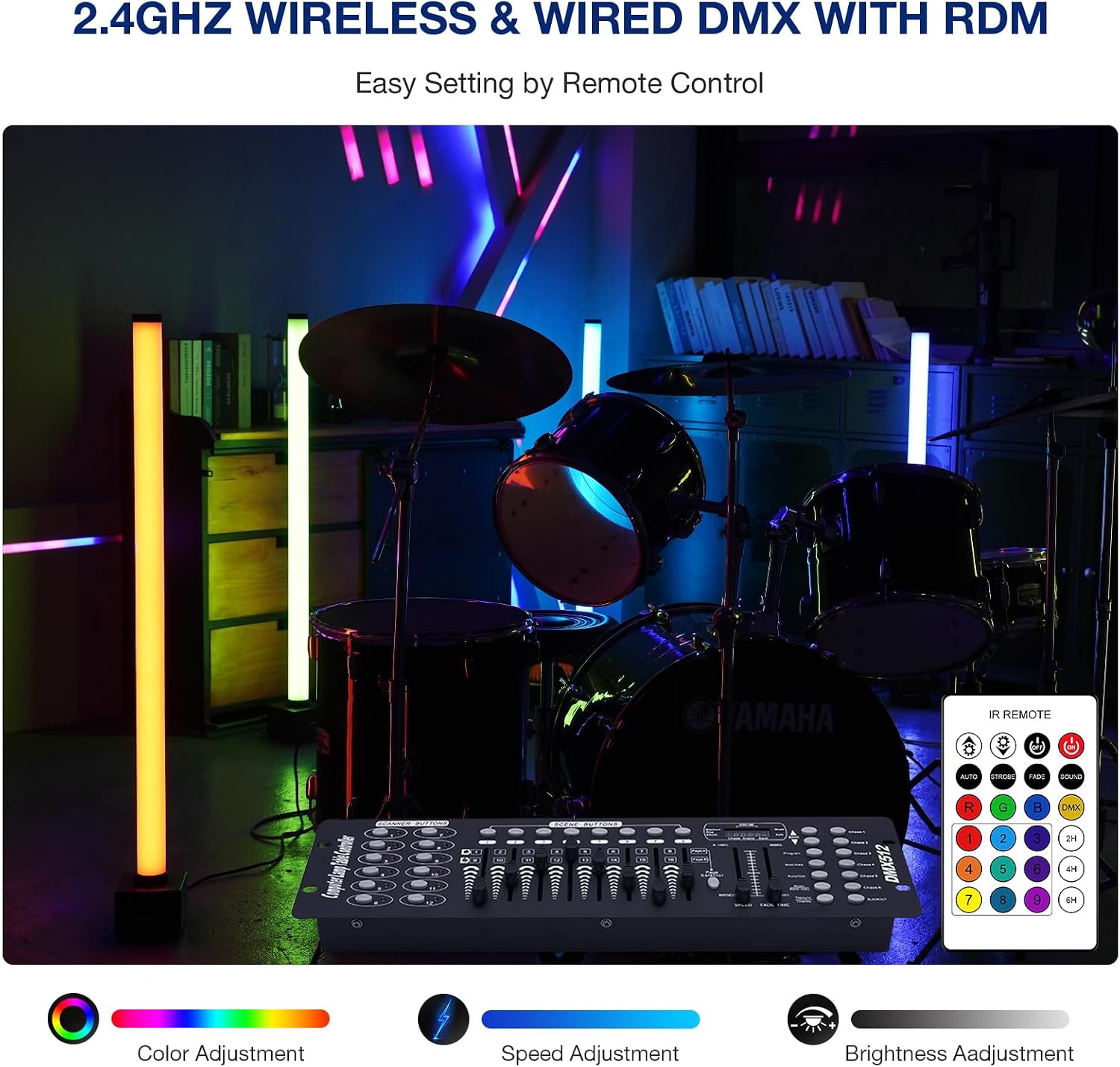 YeeSite Stage Light 30W RGB LED Stage Pixel Light Bar