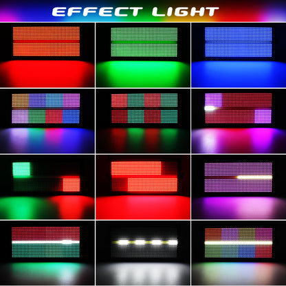 YeeSite Stage Light 500W RGBW LED Strobe Panel