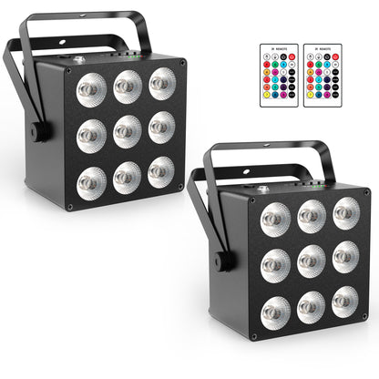 YeeSite Stage Light 54W RGBWA+UV LED Battery PAR Light