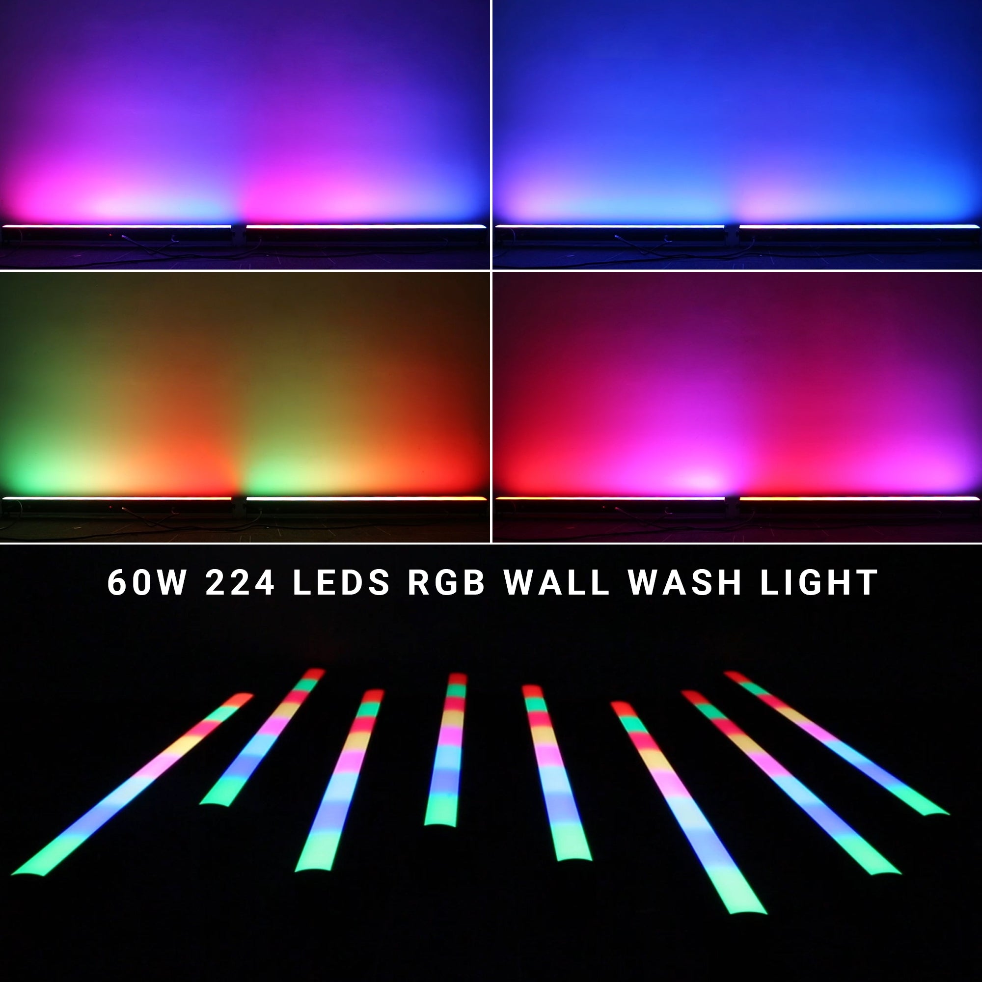 YeeSite Stage Light 60W RGB LED Frosted Pixel Bar