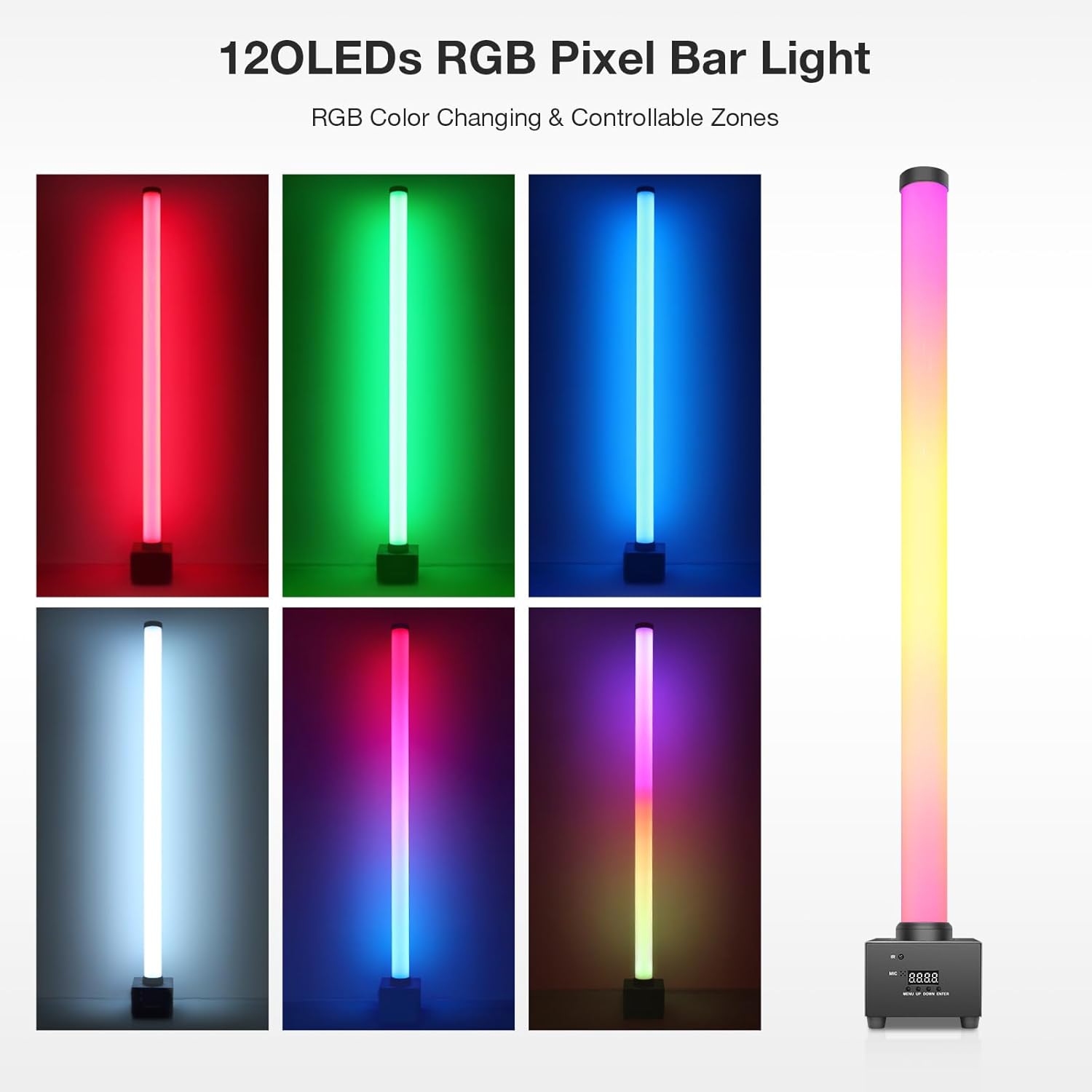 YeeSite Stage Light 60W RGB LED Stage Pixel Light Bars