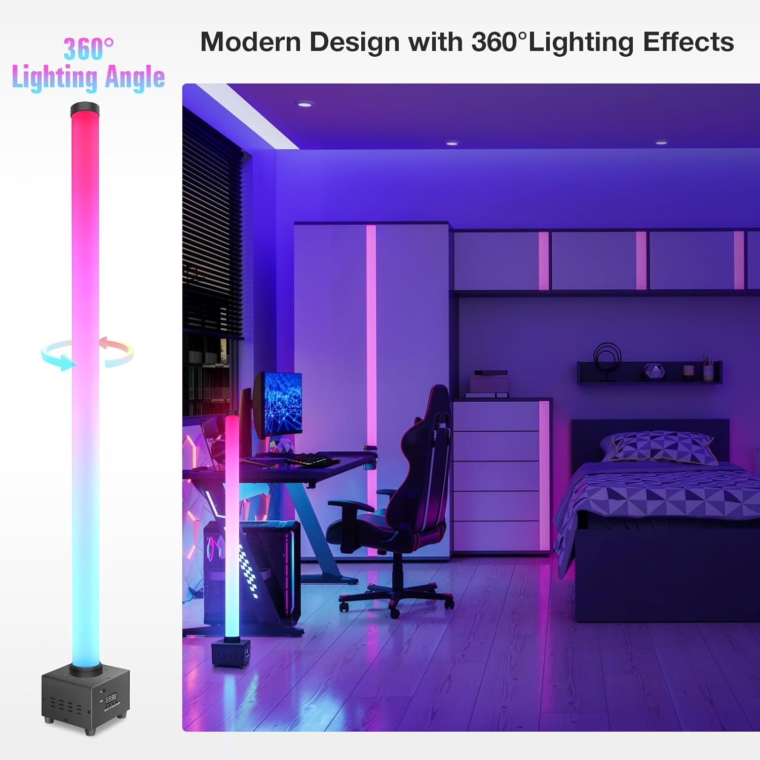 YeeSite Stage Light 60W RGB LED Stage Pixel Light Bars