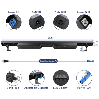YeeSite Stage Light 60W RGB LED Wall Washer