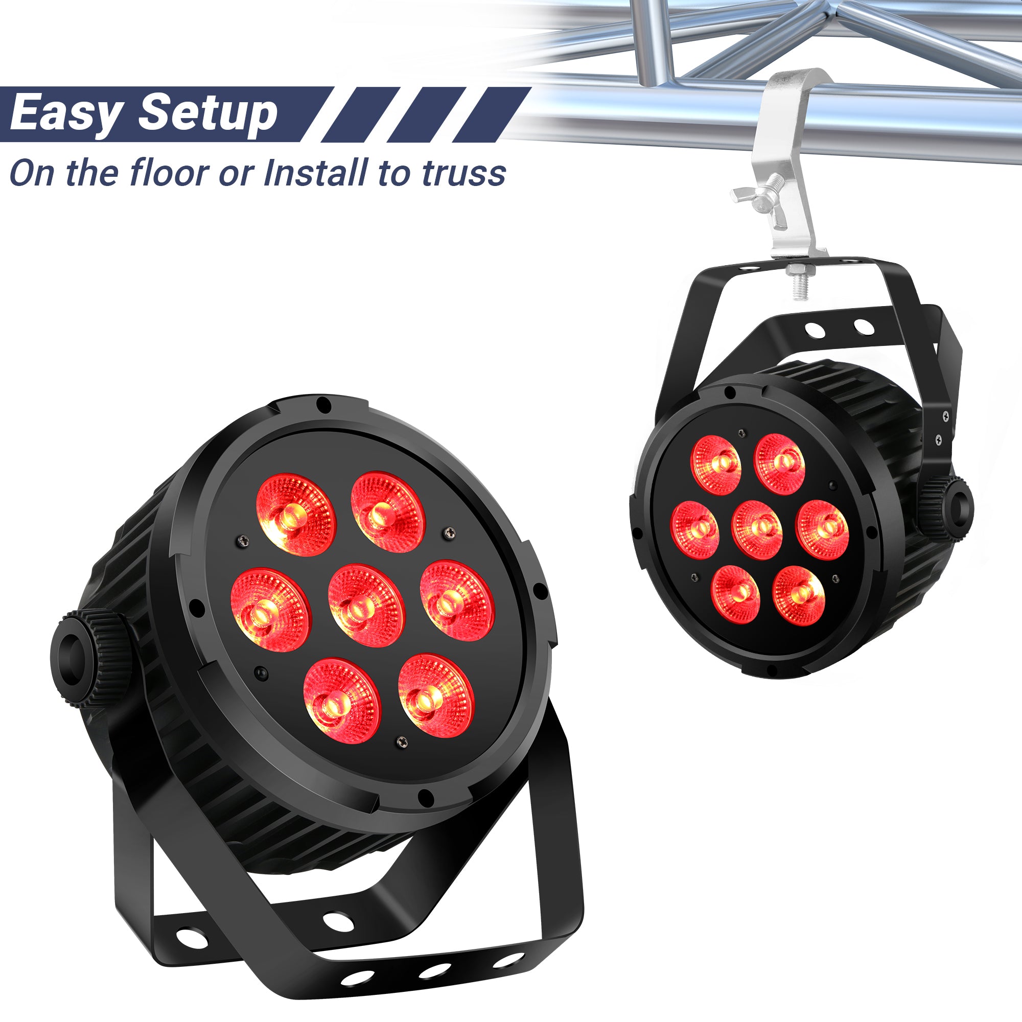 YeeSite Stage Light 70W RGBWA LED PAR Light