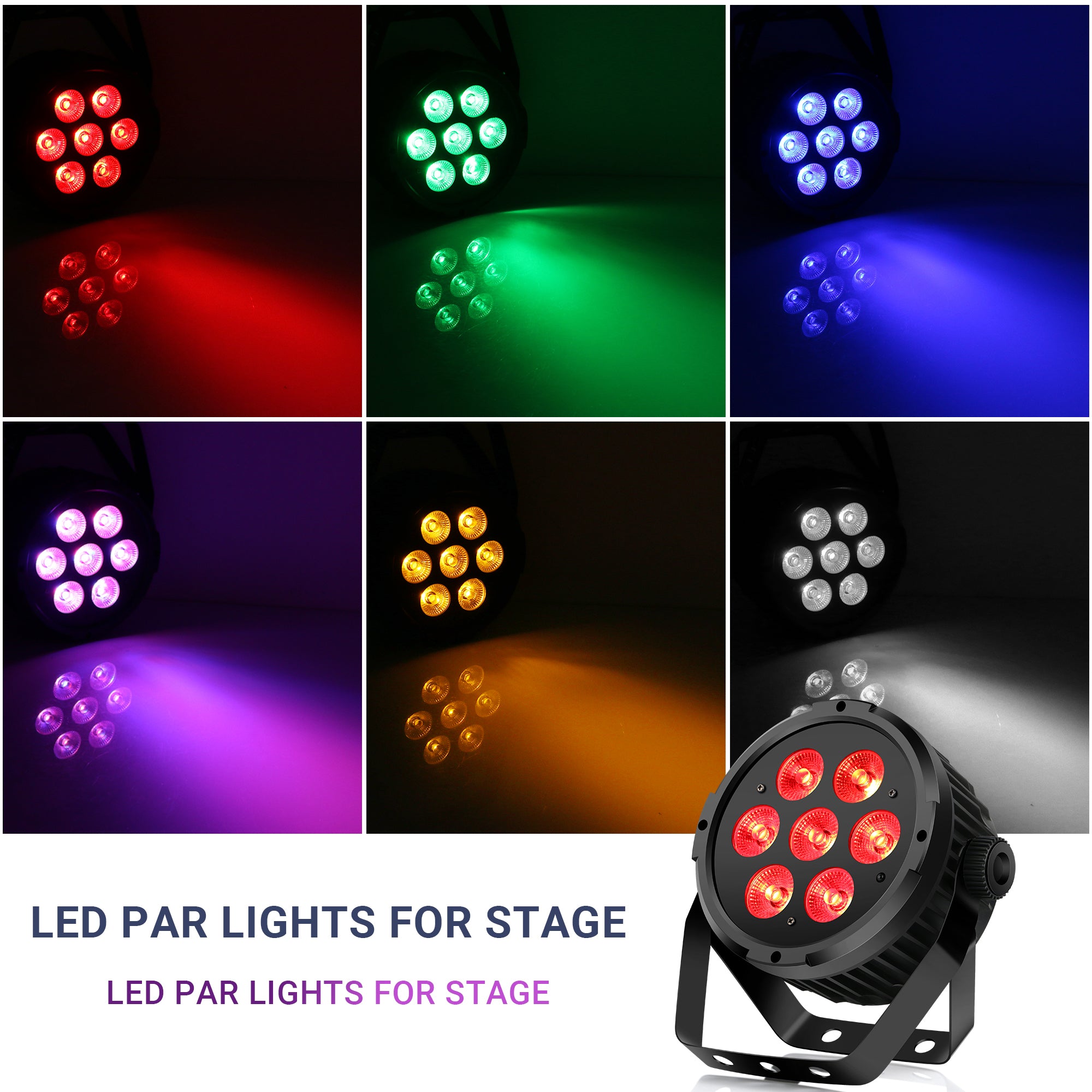 YeeSite Stage Light 70W RGBWA LED PAR Light