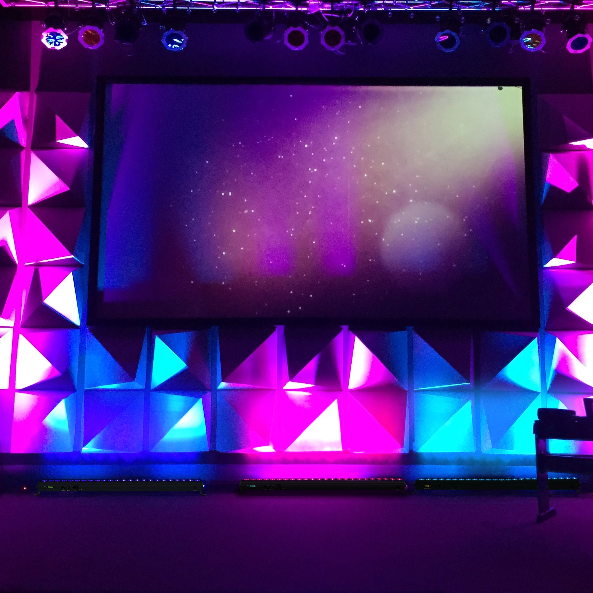 YeeSite Stage Light 72W RGB LED Wash Light Bar