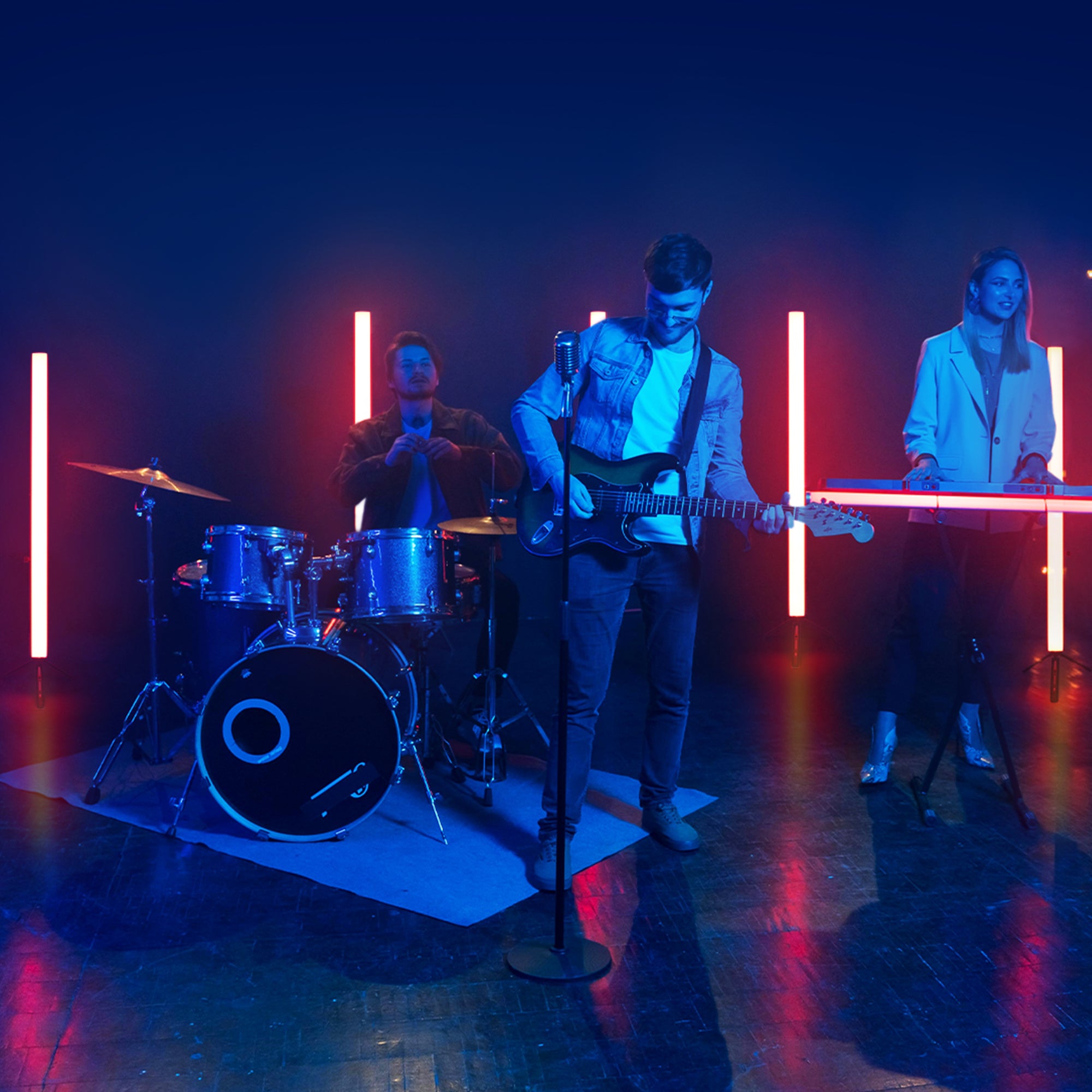YeeSite Stage Light 90W Battery Powered RGB LED Pixel Bar