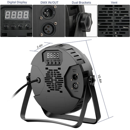 YeeSite Stage Light 90W RGB LED PAR Lights